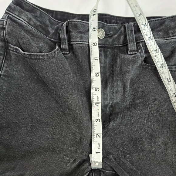 American Eagle Super Hi-Rise Jeggings‎ 360 Stretch Black Wash Jeans Size 8 - Picture 11 of 14